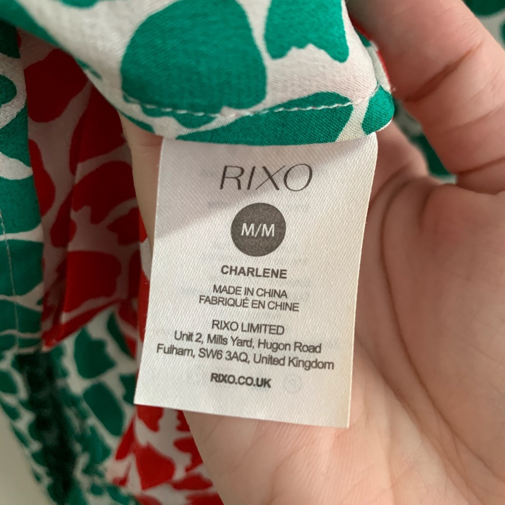 Rixo Charlene Dress Psychadelic Tulip - Picture 7 of 9